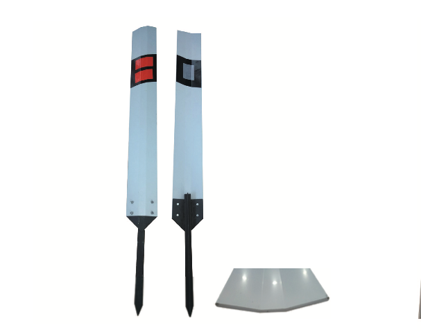 Reflective Sheet Delineator Post / Removable Traffic Delineator with Iron Bracket